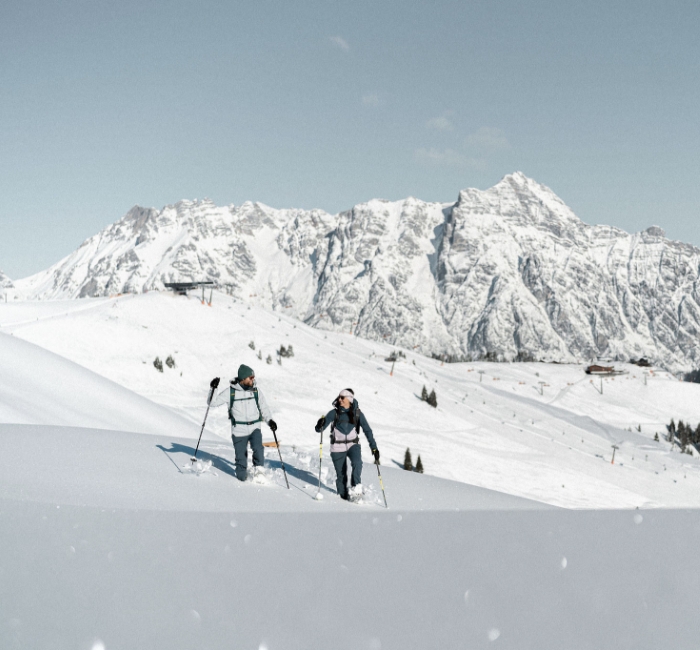 Winterurlaub mit Schneeschuhwandern Winklhof Saalfelden